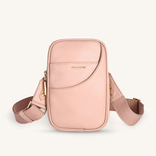 Mira & Moss Iris Mini-Crossbody Bag - Transcendent Pink