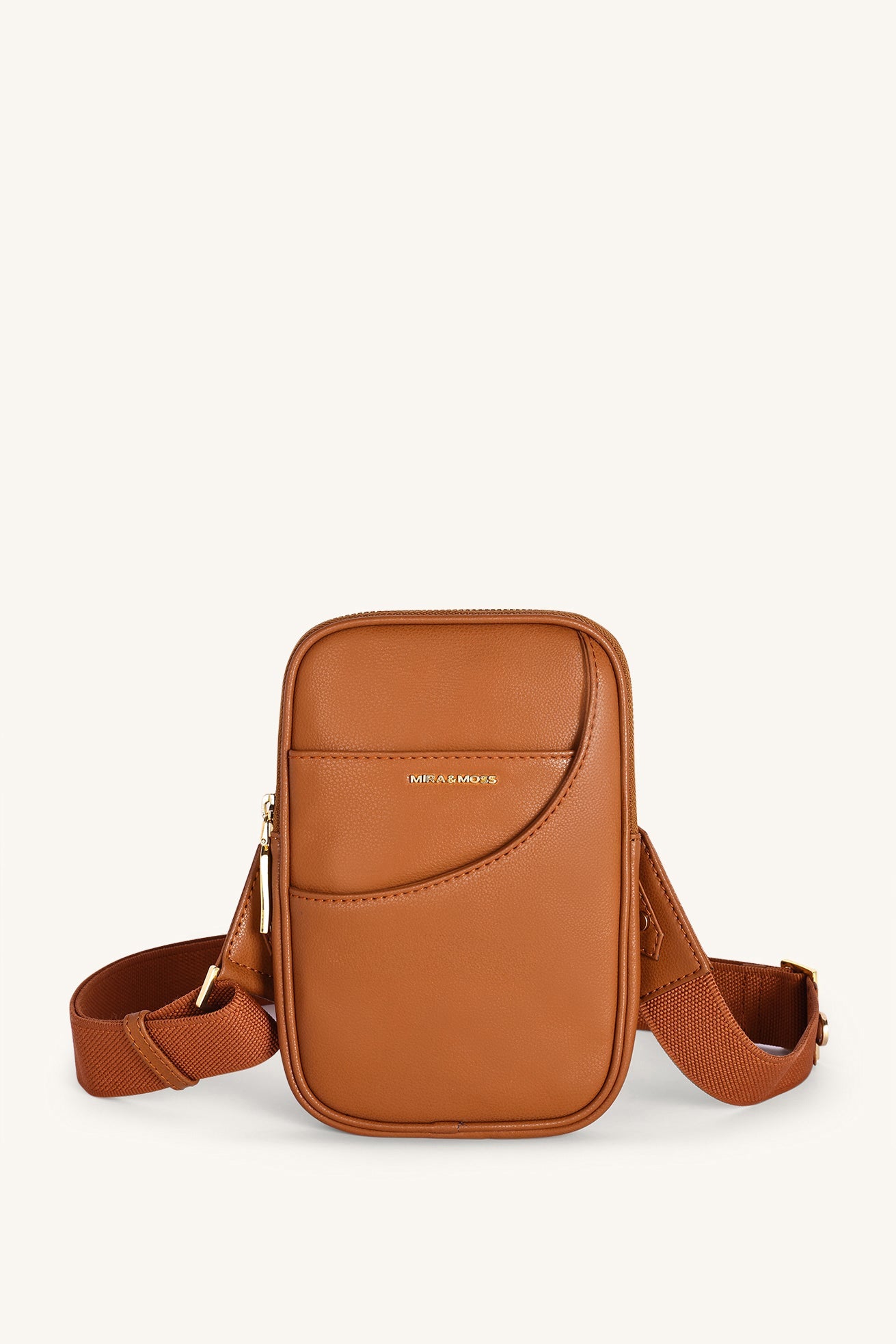 Mira & Moss Iris Mini-Crossbody Bag - Tan