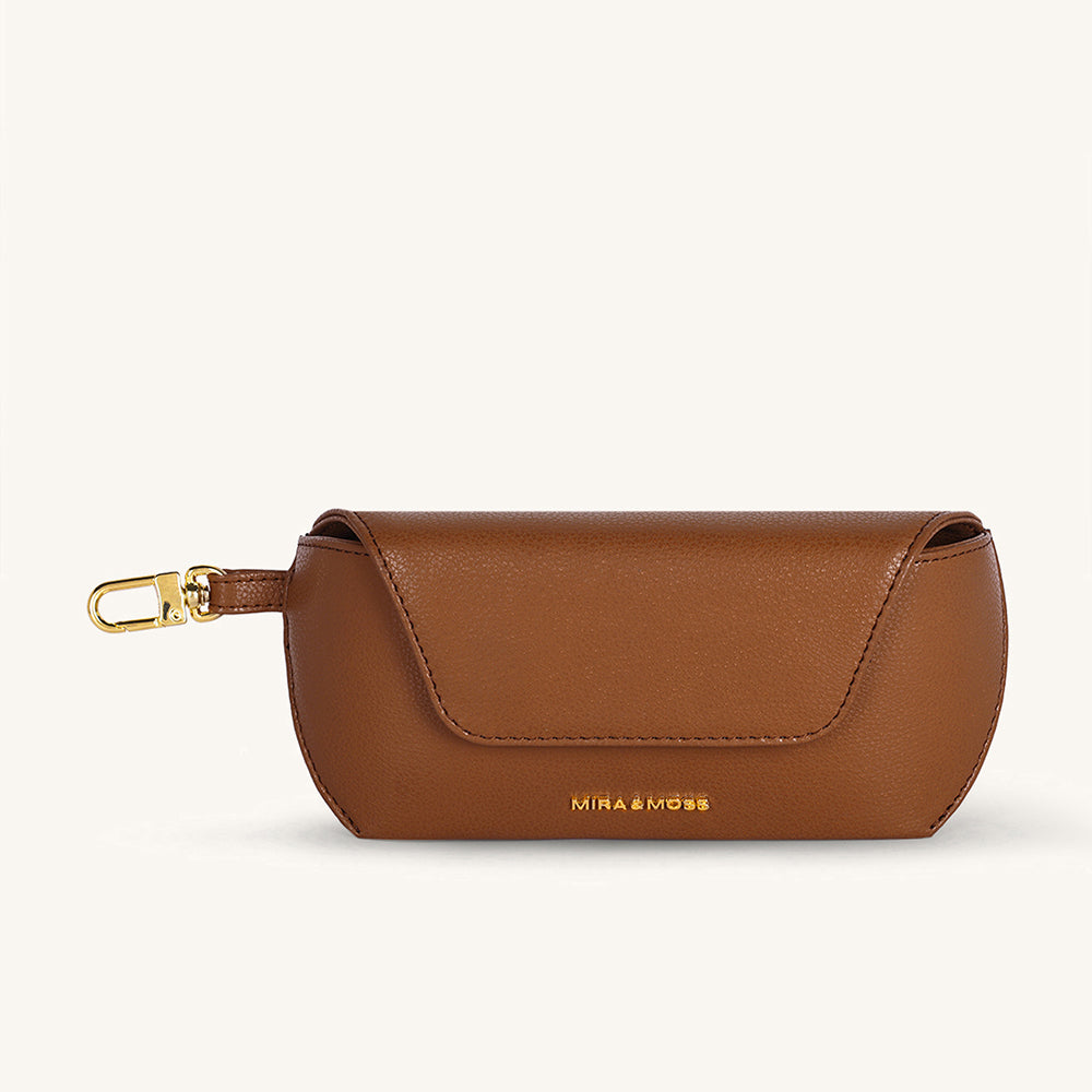 Olivia Eyewear Case - Tan