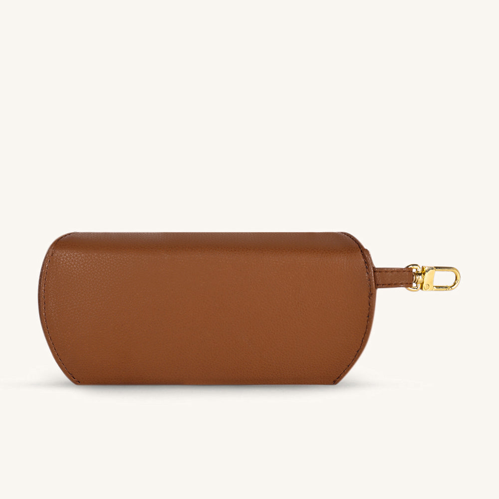 Olivia Eyewear Case - Tan