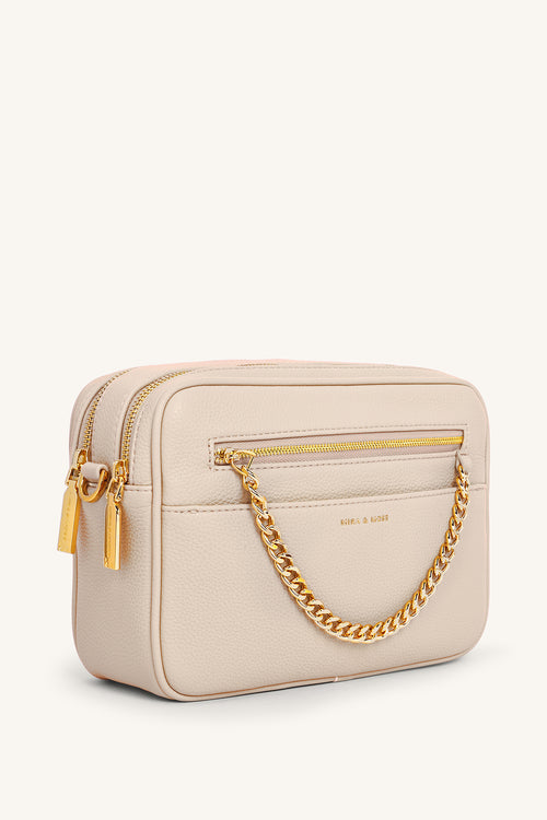 Mira & Moss Calista Crossbody Bag - Light Taupe