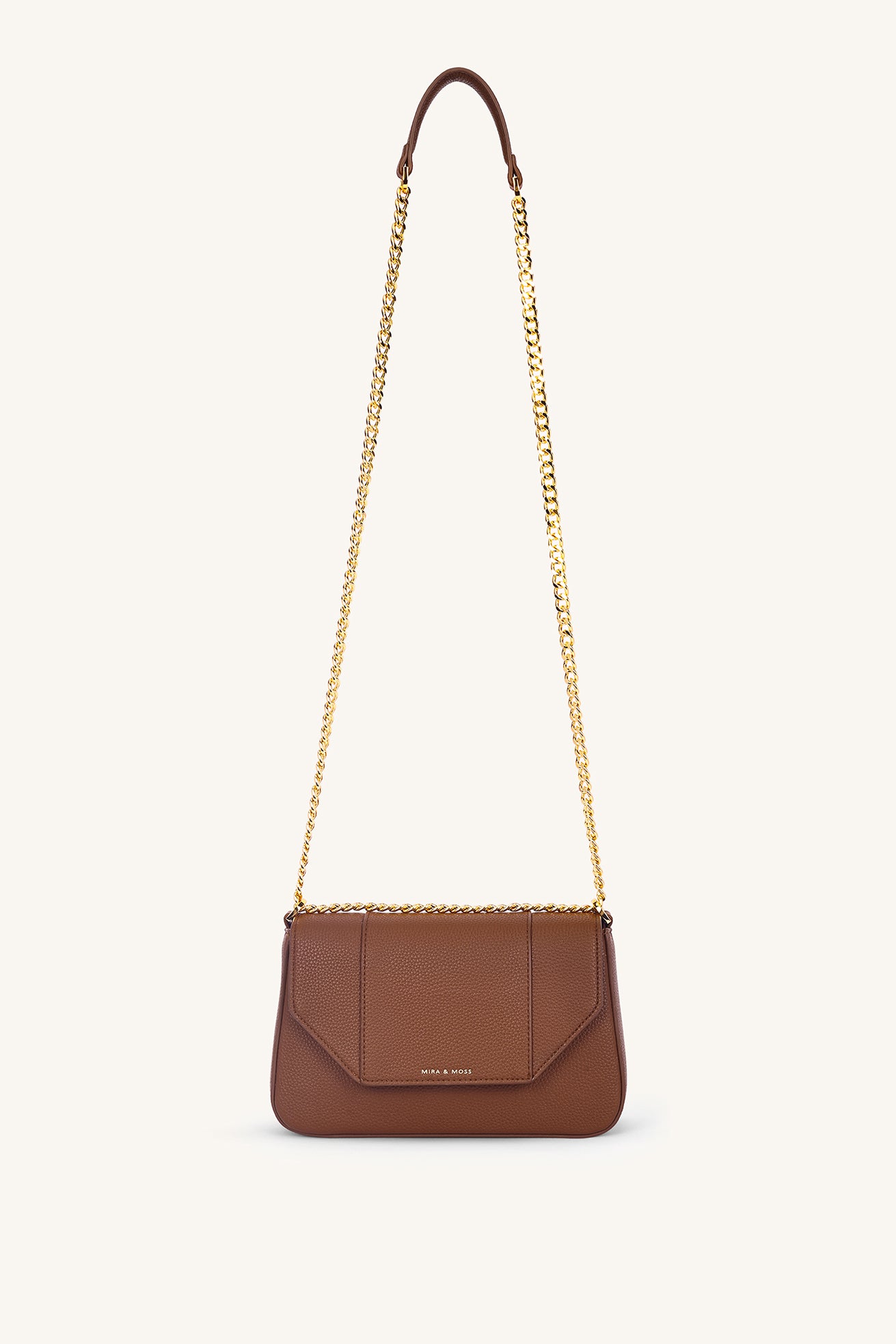 Aveline Flap Crossbody - Caramel