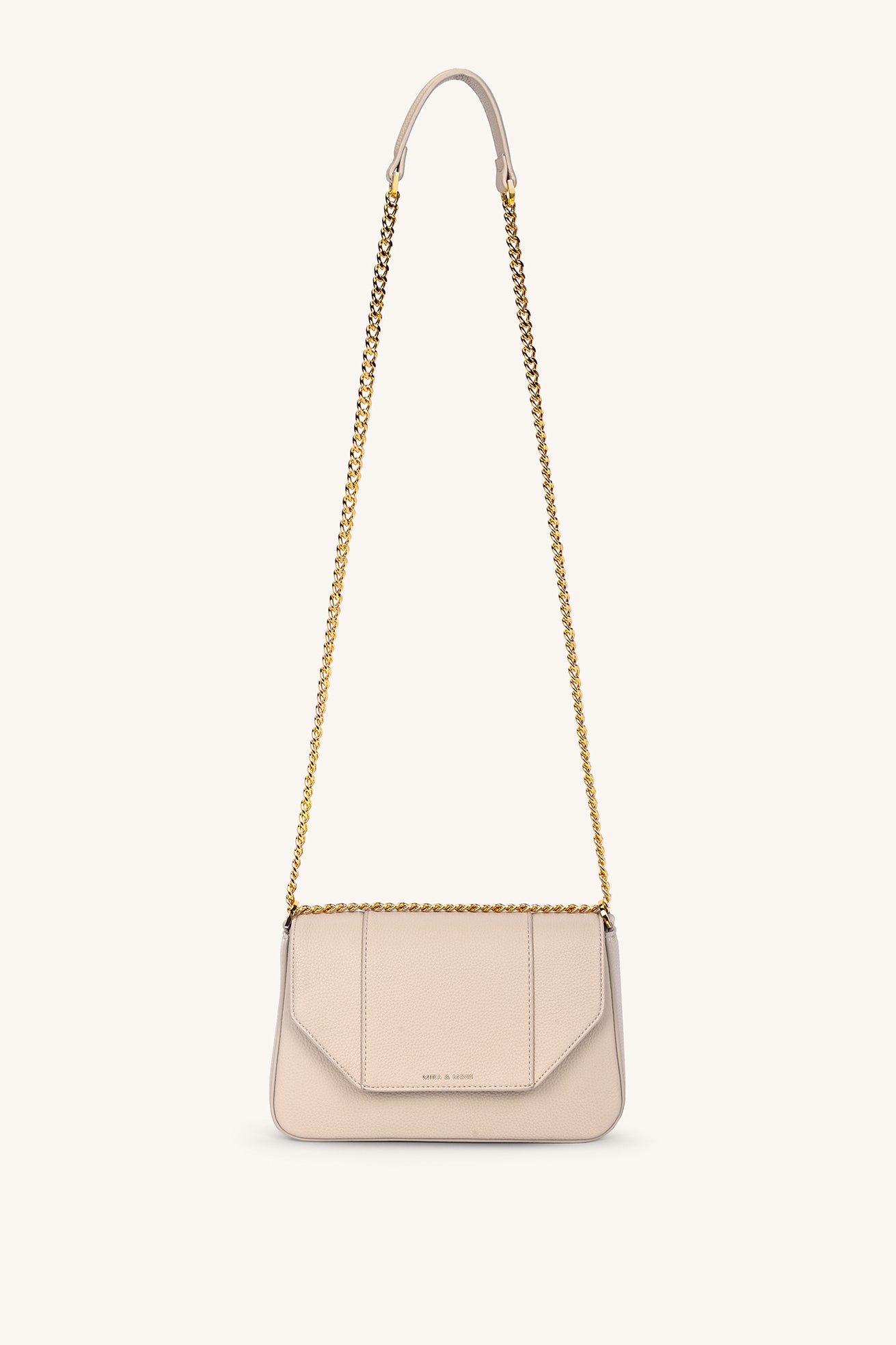 Aveline Flap Crossbody - Pearl