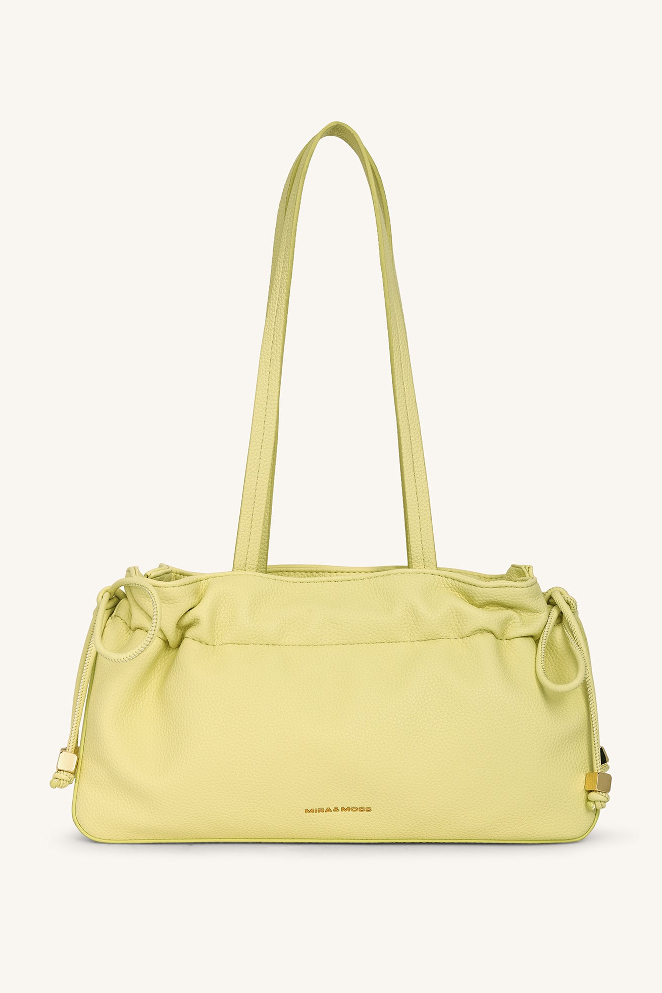 Solene Drawstring Shoulder Bag - Pearl