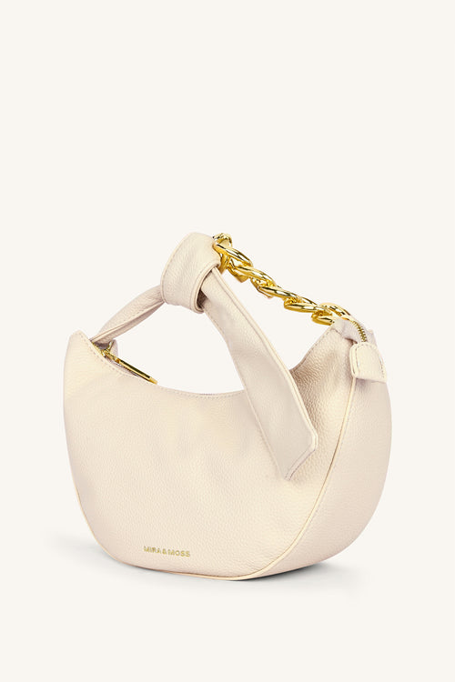 Solene Chain Shoulder Bag - Pearl Mist