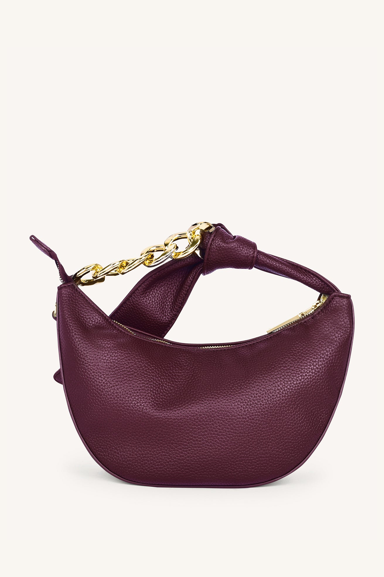 Valentina Chain Shoulder Bag - Garnet
