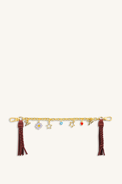 Mira & Moss Celeste Charm Chain - Brown