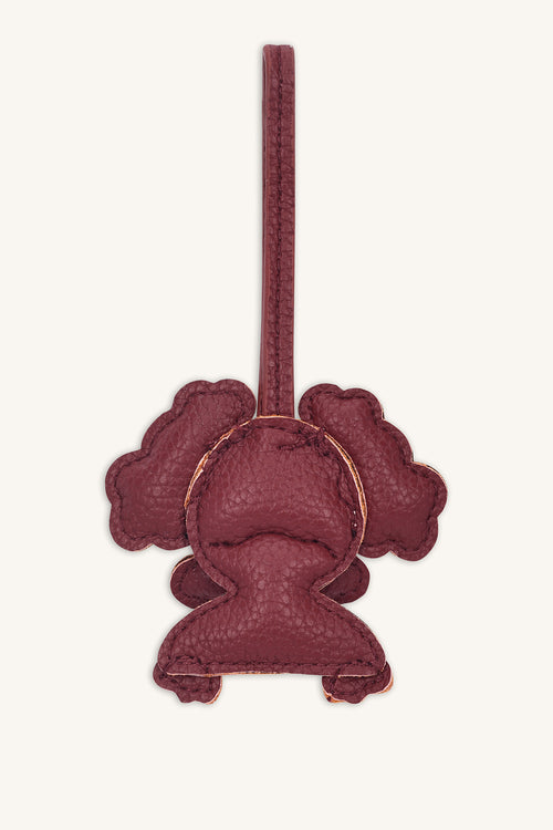 Mira & Moss Little Pup Bag Charm - Cocoa