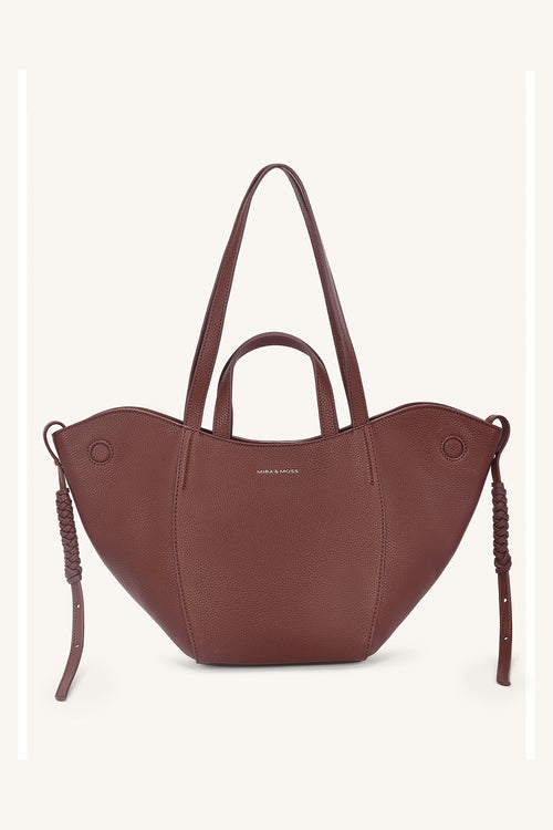 Mira & Moss Valencia Wing Tote - Chestnut
