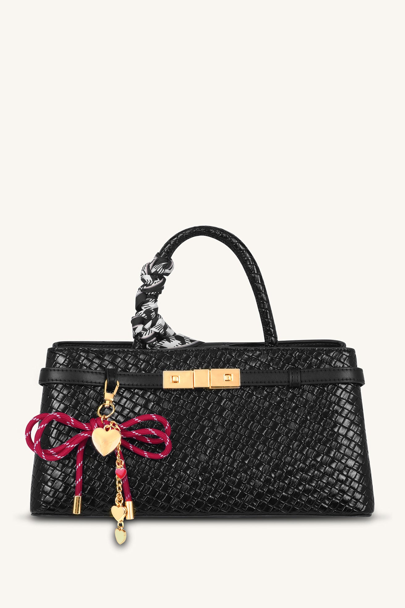 Cupid Bow Bag Charm - Red