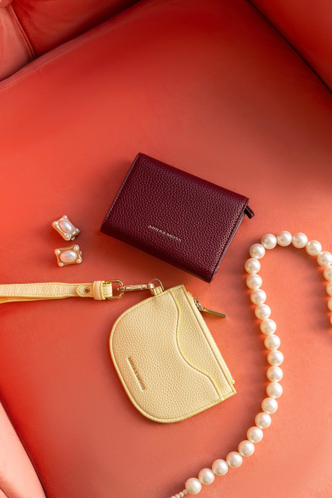 Mira & Moss Noa Ring Wallet - Mulberry