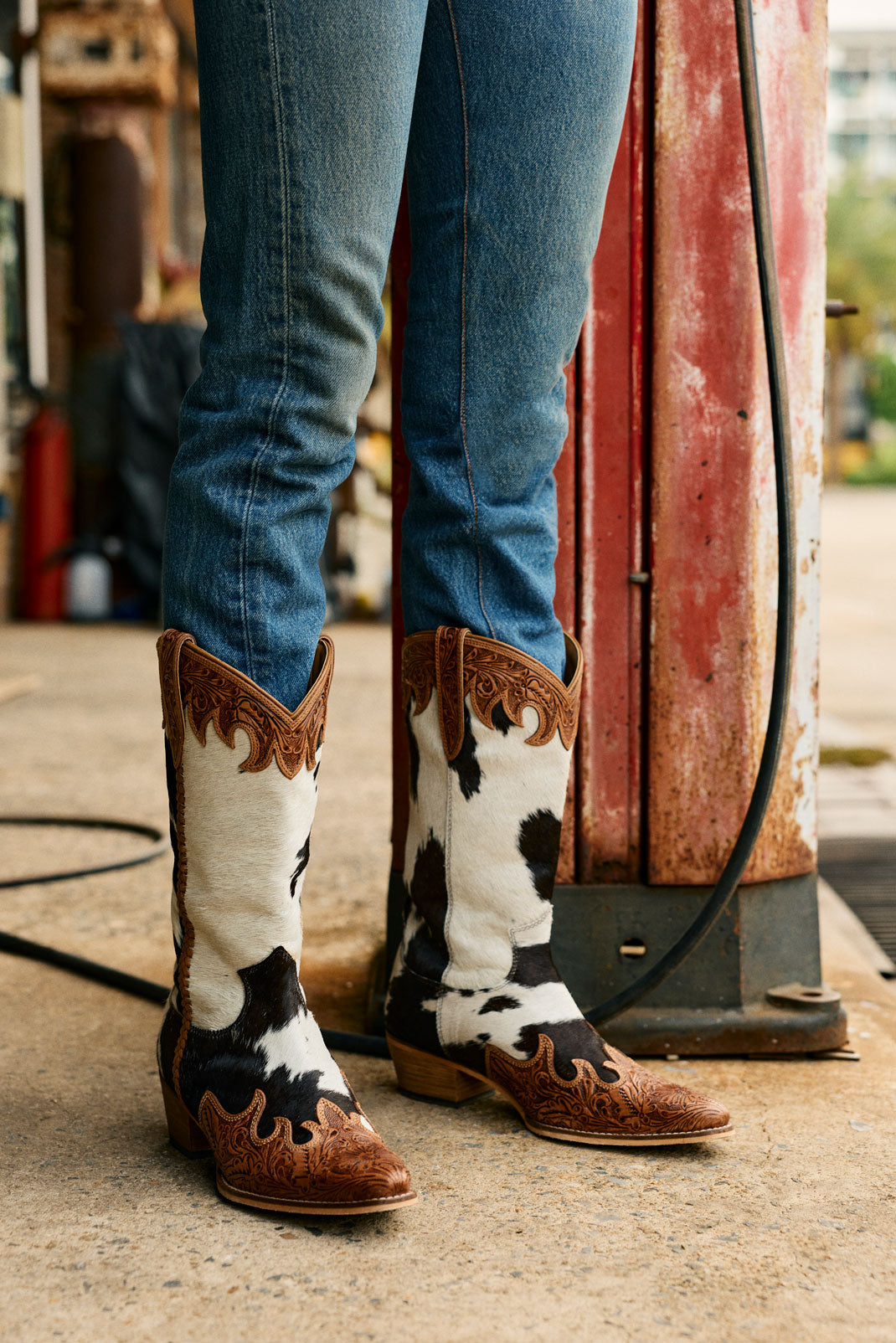 Adelaide Hair-On High Top Boots