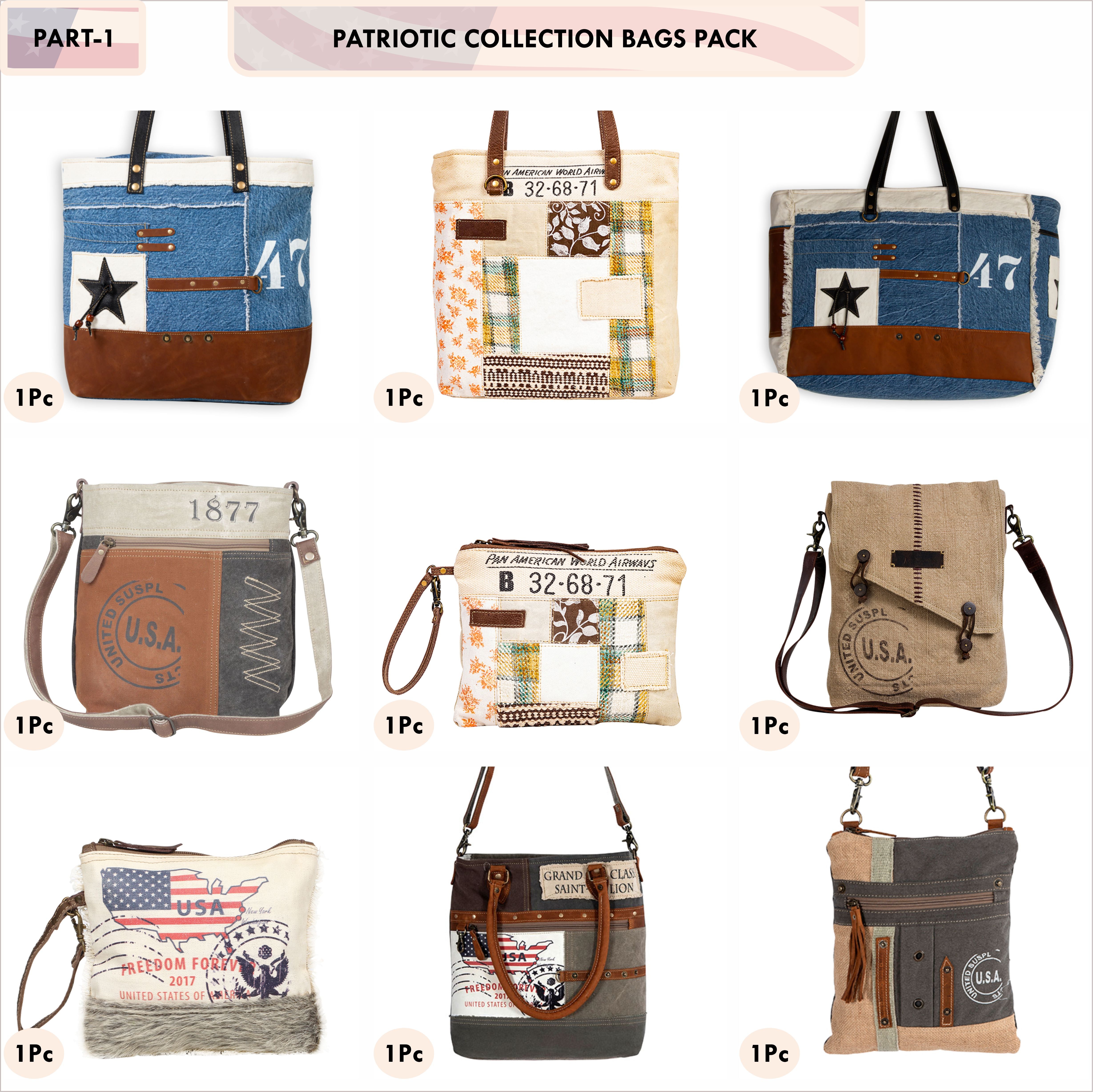 PATRIOTIC COLLECTION BAGS PACK