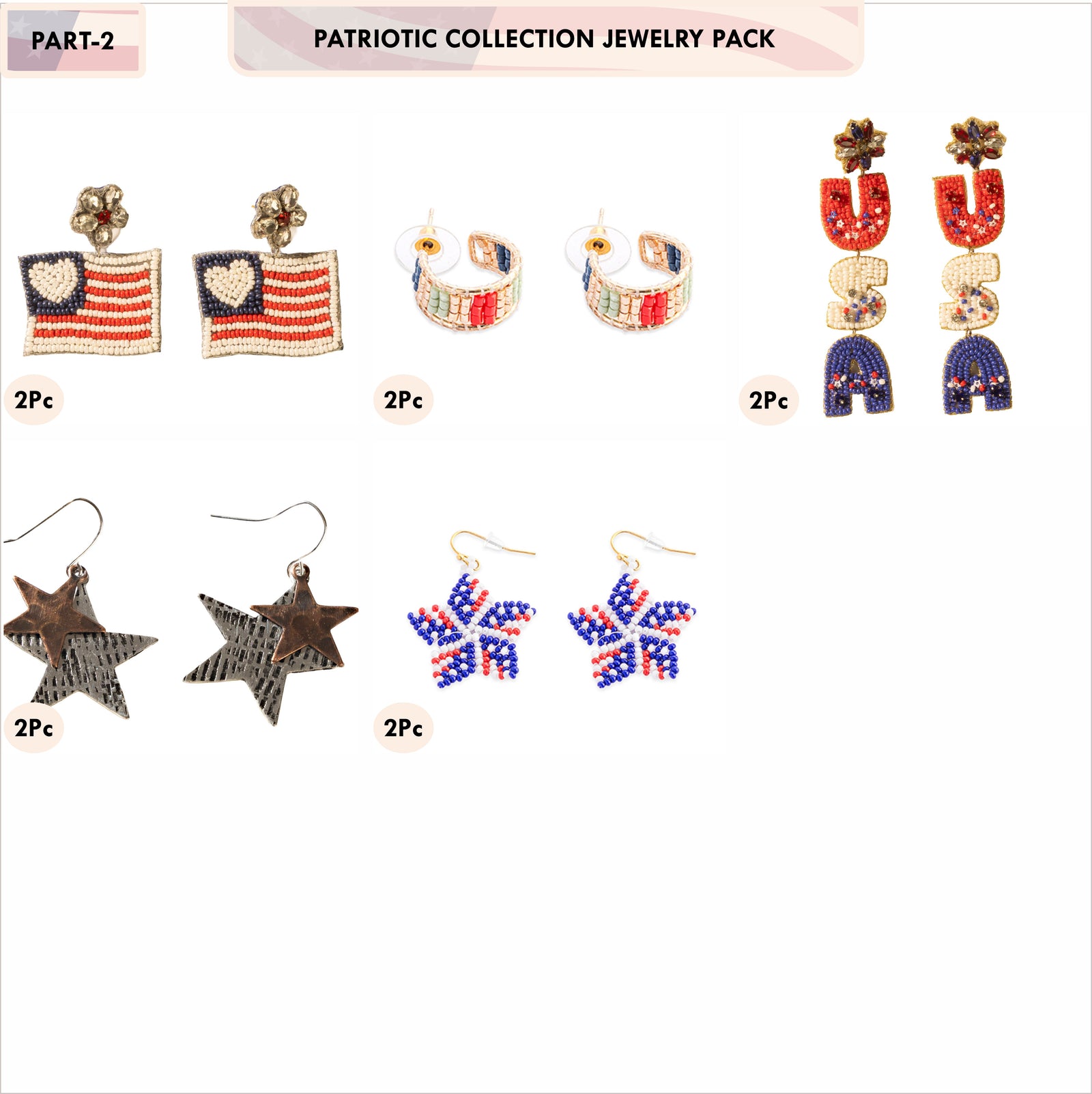 PATRIOTIC COLLECTION JEWELRY PACK