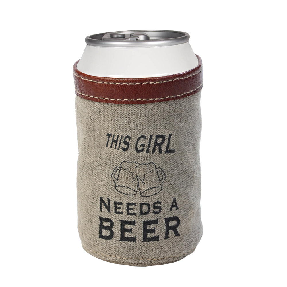 This Girl Needs A Beer Can Holder - Myra Bags