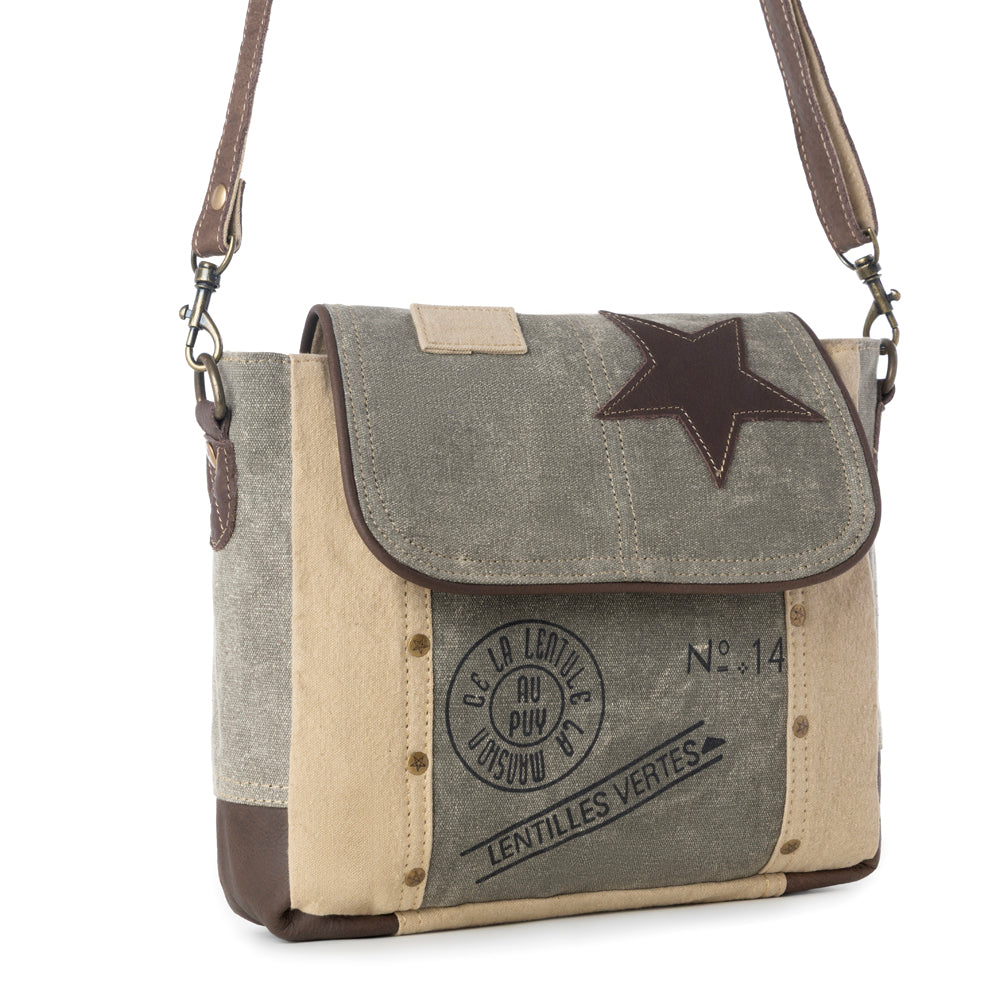 Leather Star Shoulder Bag