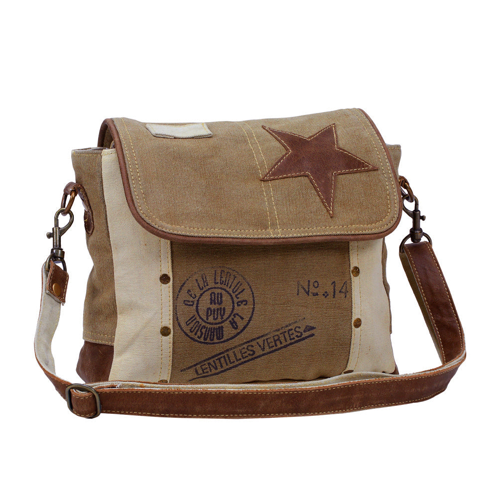 Leather Star Shoulder Bag - Myra Bags