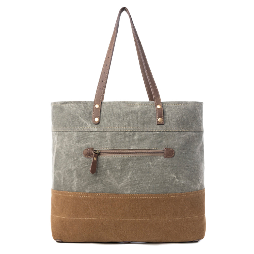 Military Badge Canvas Tote Bag