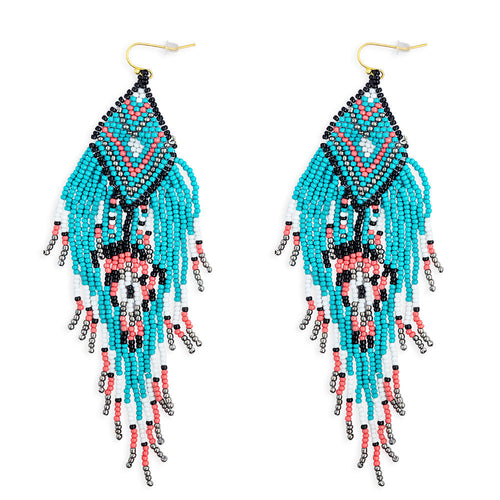 Shawl Of My Tribe Beaded Earrings