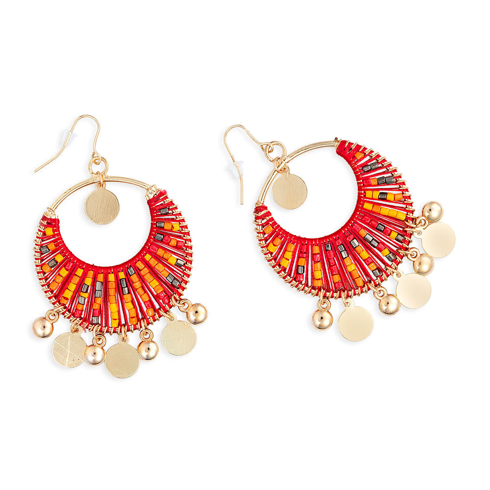 Brilliance Mine Beaded Earrings