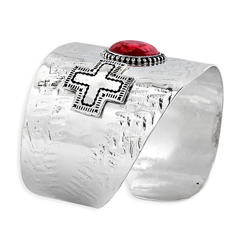 Pueblo Redstone Cuff Bracelet