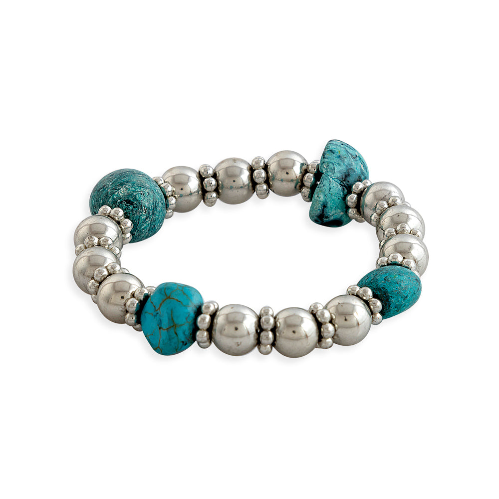 Four Stones Round Bracelet