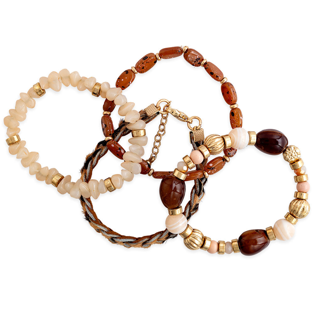 Devonnie Multi-strand Bracelet In Sandstone