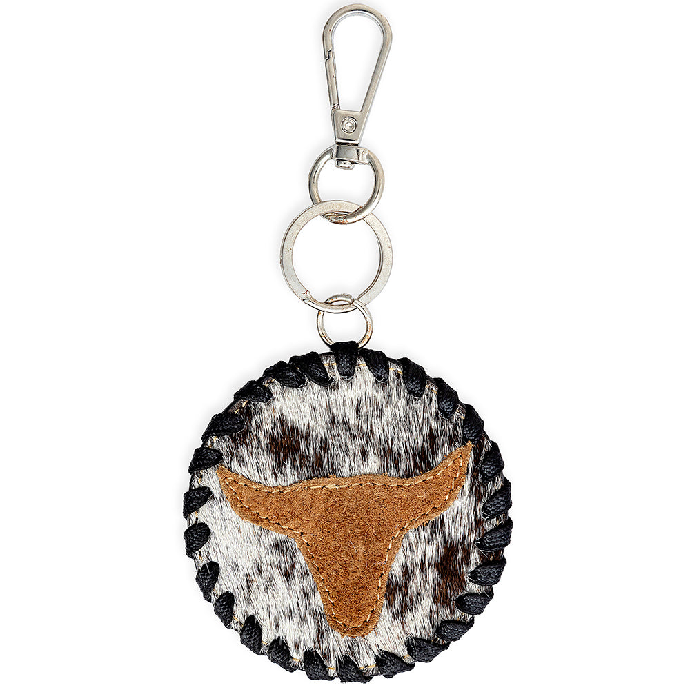 Steerhead Hide Bag Charm