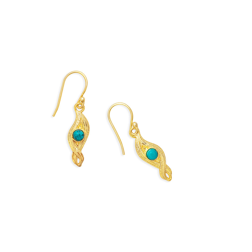 Heart's Dance Earrings in Gold