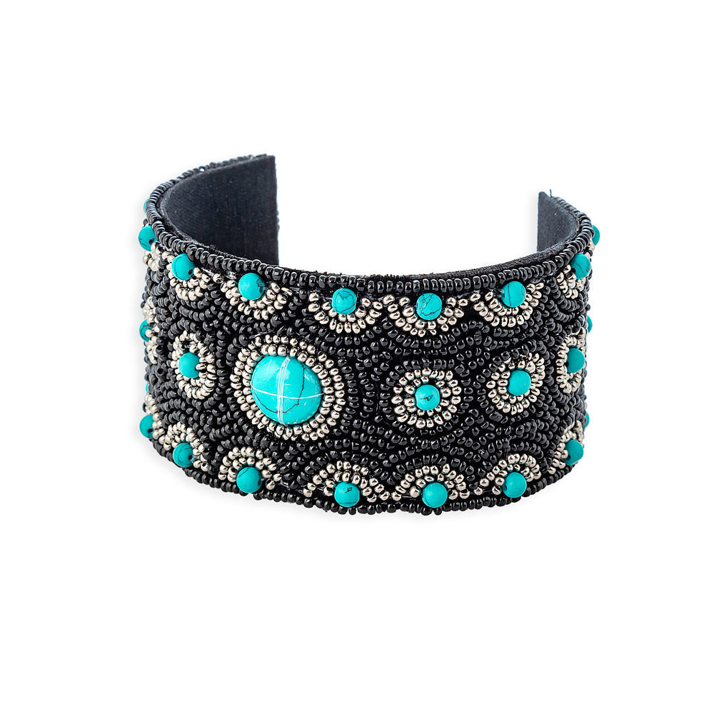 Corsikka Beaded Cuff Bracelet