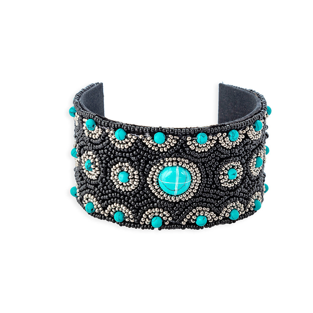 Corsikka Beaded Cuff Bracelet