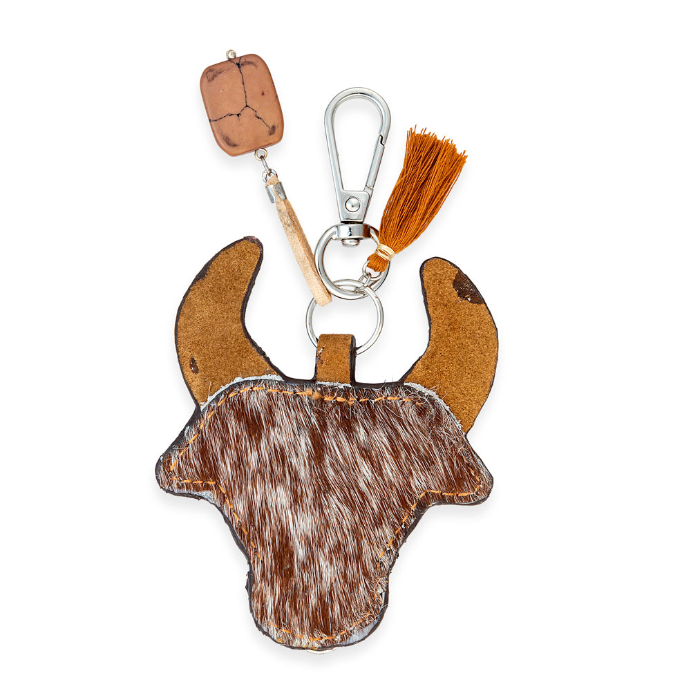 Moosehead Point Bag Charm In Brown