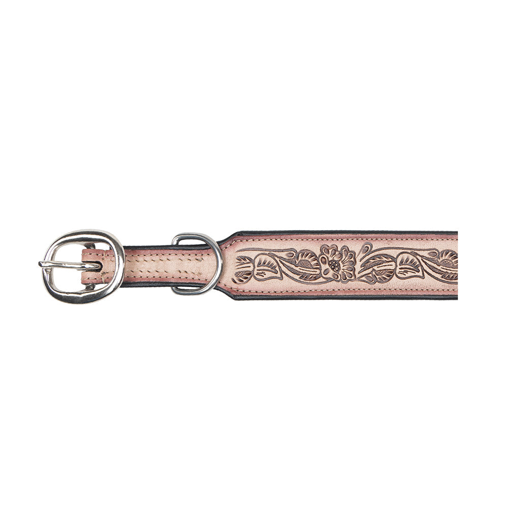 Cow Dog Trail Hand-tooled Dog Collar