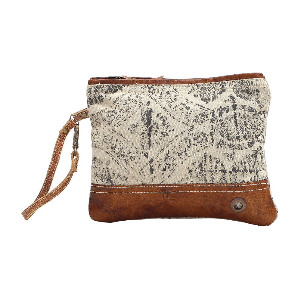 Floral Print Pouch - Myra Bags