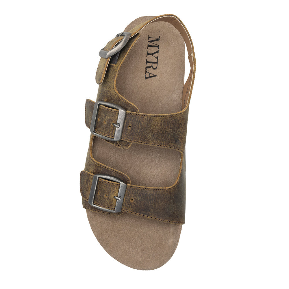 Mountain Path Leather Sandals In Suede