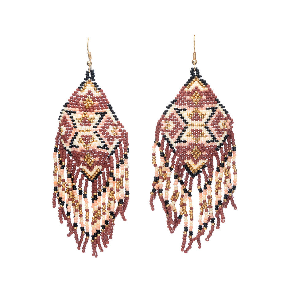 Tribe Spirit Beaded Earrings