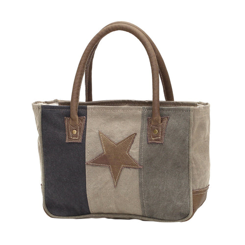 Star On Canvas' Small Bag - Myra Bags