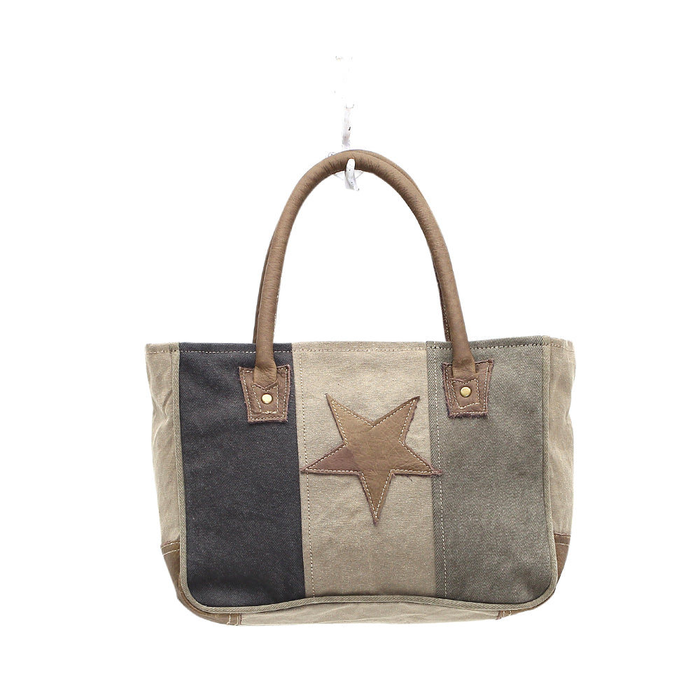 Star On Canvas' Small Bag - Myra Bags