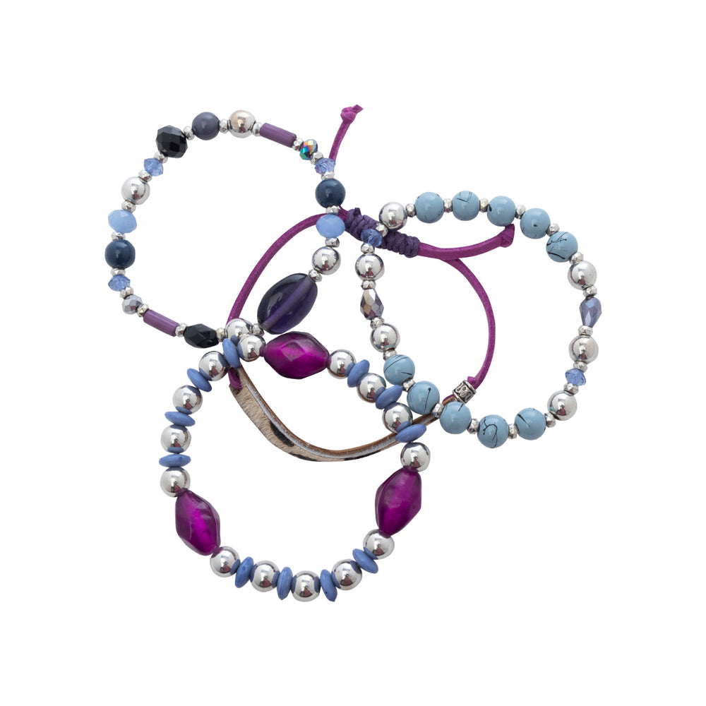 Lalita's Love Stacked Bracelet