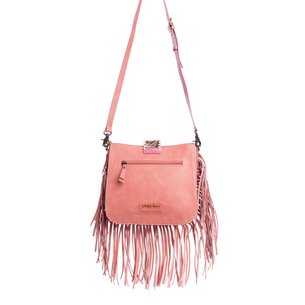 Oro Valley Hand-Tooled Bag in Pink