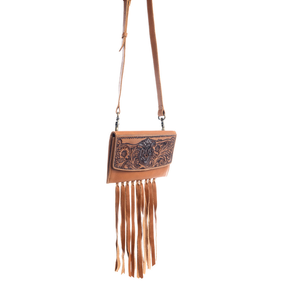 Alva Creek Hand-Tooled Bag