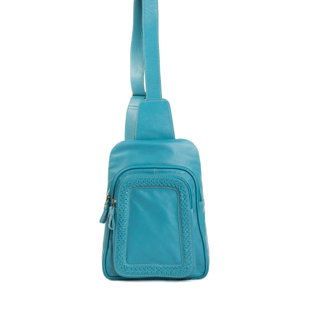 Willow Canyon Sling Bag In River Blue