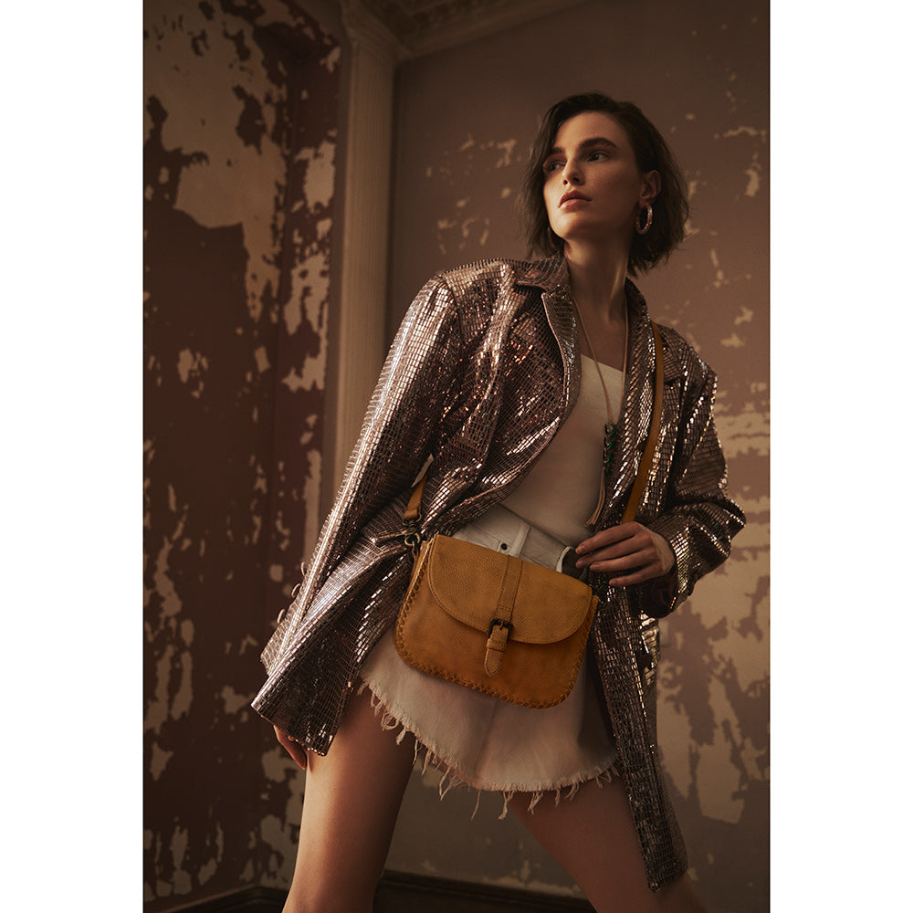 Summerset Vista Leather bag in Sunrise Yellow