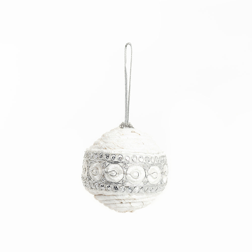 Woven Holiday Dream Ball Ornament