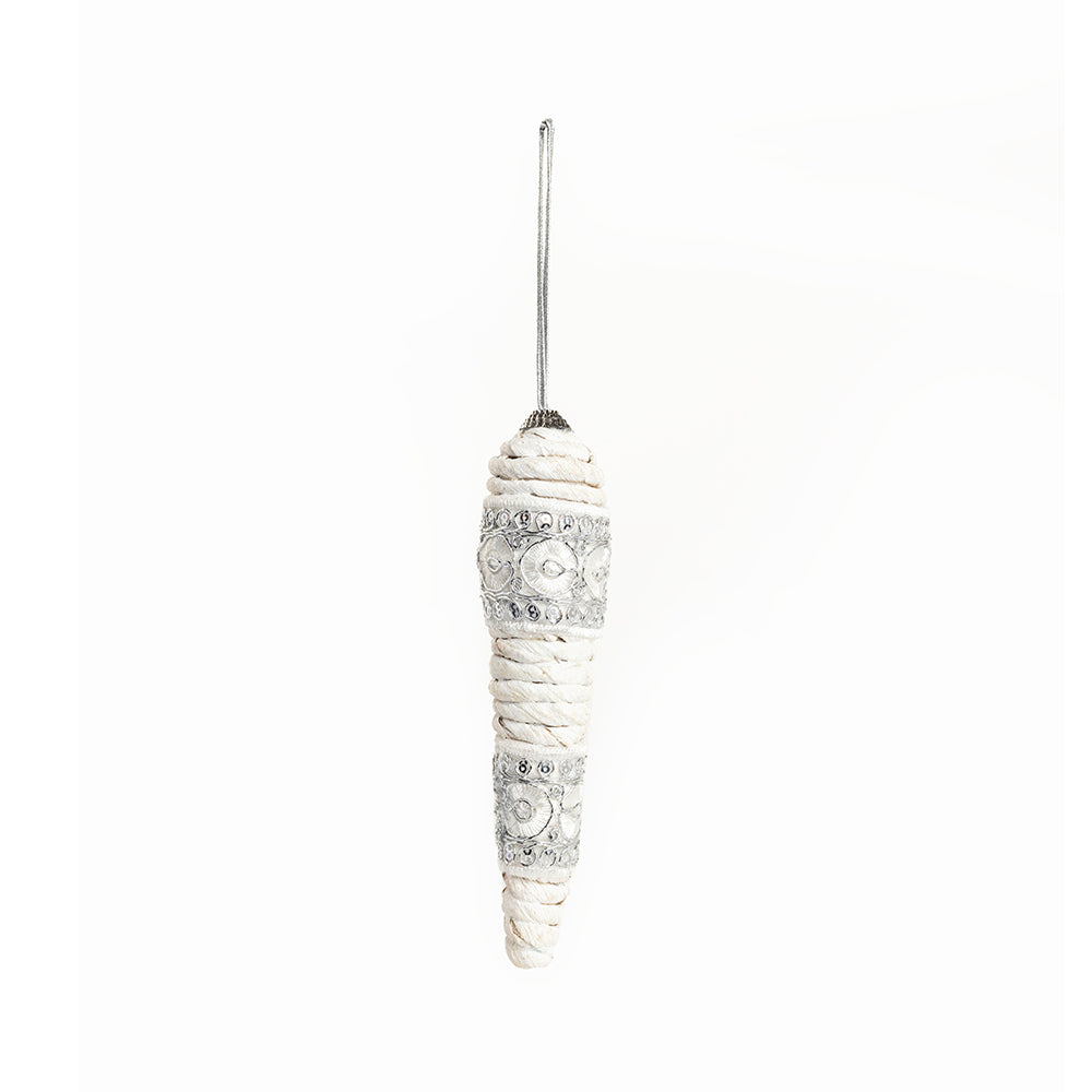 Woven Holiday Dream Icicle Ornament