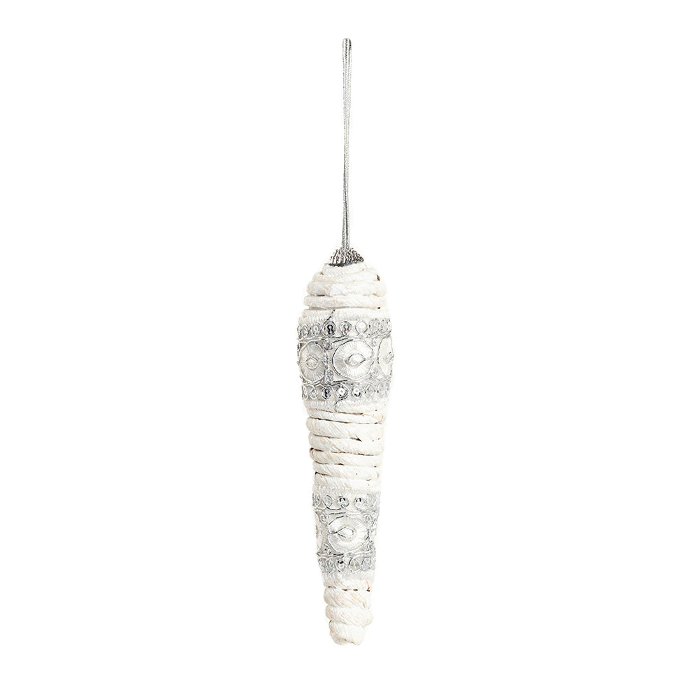 Woven Holiday Dream Icicle Ornament