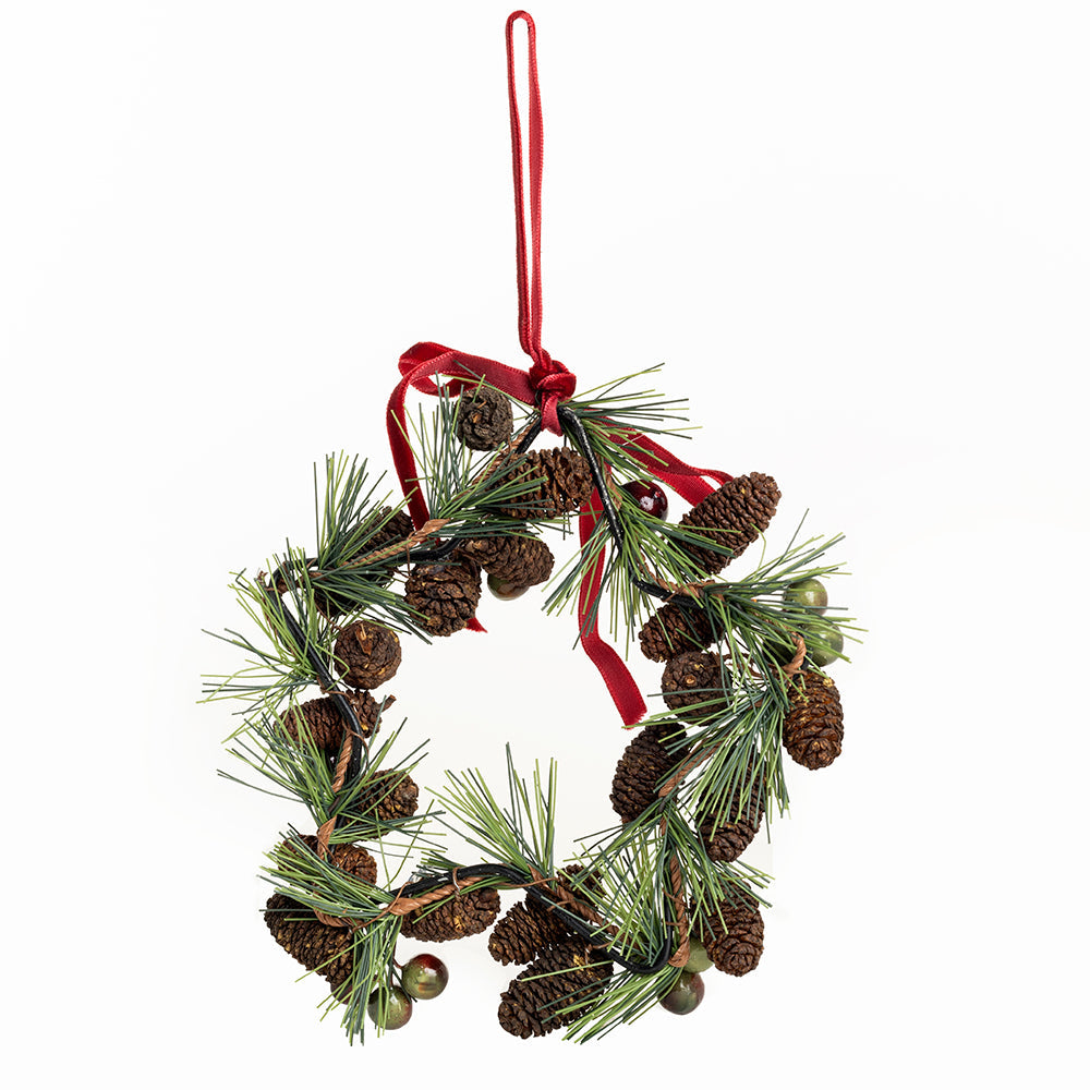 Pine Cone Berry Star Ornament