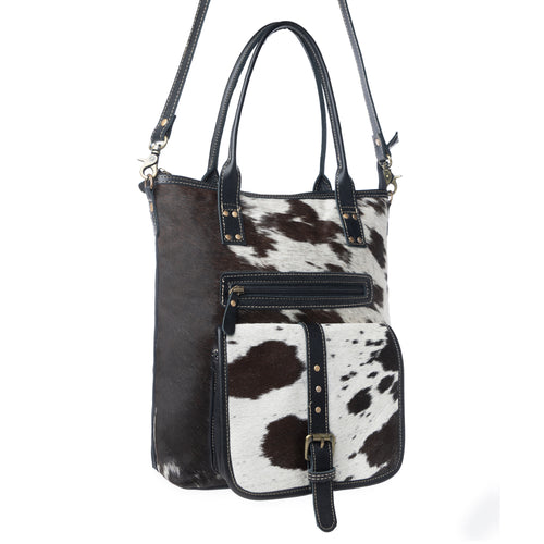 Mesa Maverick Tote Bag in Black & White
