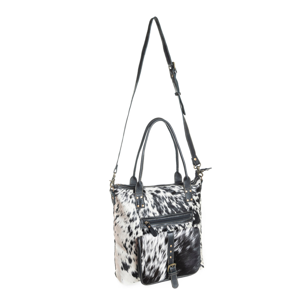 Mesa Maverick Tote Bag in Black & White