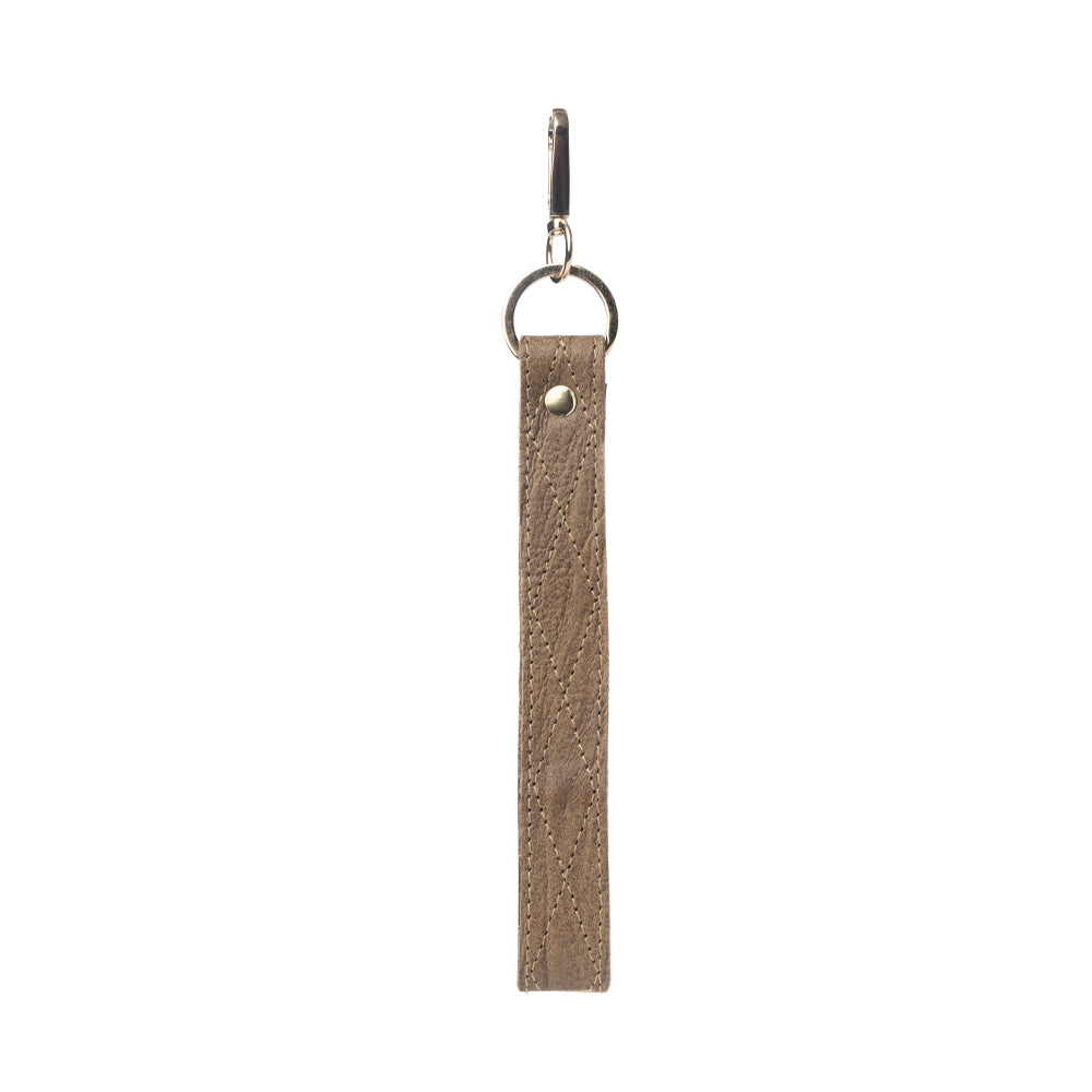 Red in Russet Key Fob In Beige